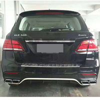 Haute qualité GLE63 AMG Style Kit carrosserie voiture pare-chocs lèvre diffuseur arrière tuyau d'échappement pour Mercedes Benz GLE W166 2015-2019
