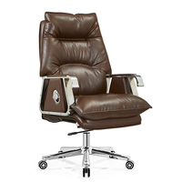 Vente en gros de chaise de patron moderne à dossier haut en cuir PU chaise pivotante Oficina chaise de direction en cuir PU