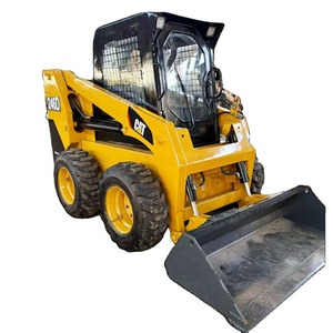 Chargeuse compacte sur pneus Caterpillar CAT 246D d'occasion certifiée CE, chargeuse frontale Caterpillar d'occasion, moteur diesel Cummins - Product Image 1