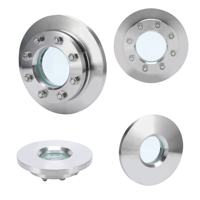 CNJS Stainless Steel 304/316L Welded Flange Sight Glass CNJS Straight round Sight Glass of High Quality
