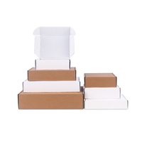 Boîte d'expédition en carton ondulé personnalisée avec logo pour emballage cosmétique et vêtements, fabriquée sur mesure