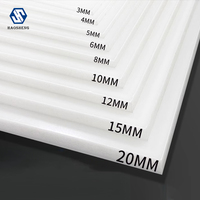 Feuilles de plastique HDPE blanc 2mm 3mm 12mm coupées à la taille Prix Feuille de nylon personnalisée Panneau de plastique polyamide PA6 PA66