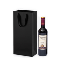 Servicio OEM ODM, Bolsa de Regalo para Botellas Altas, Bolsa de Transporte, Bolsa de Papel para Vino con Ventana de PVC, Personalizada, de Lujo, al por Mayor