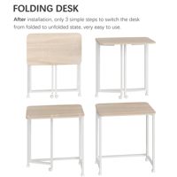 Bureau d'ordinateur mobile pliable sur roulettes, chariot pour ordinateur portable avec roues, bureau portable pour petit espace, canapé, lit