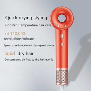 Secador de Pelo de Alta Velocidad para el Hogar, Aire Frío y Caliente, Azul, Cuidado del Cabello, Alta Potencia, Viento Fuerte, Secado Rápido, Ajuste de Múltiples Velocidades - Product Image 3