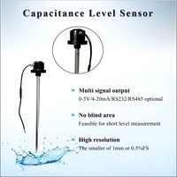 Sensor Level Cairan Kapasitif CNDINGTEK DF341 dengan Output RS232/RS485 LoRaWAN 4G LTE 0-5V 4-20mA