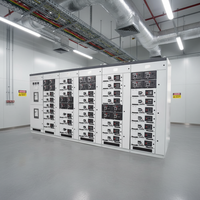 Armoire de distribution d'énergie industrielle basse tension personnalisée avec interrupteur extractible, armoire de commande PLC sur mesure, courant 10-630A