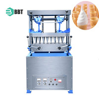 Nouvelle machine électrique de tasse de café comestible de chocolat facile à utiliser pour les gaufres et les gaufres de lait de crème glacée de maïs