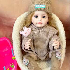 ล้างทําความสะอาดได้ Con Movimiento Dark เป็นสาว 45 ดูที่นี่ที่เคนยาวัวสีอ่อนตะกร้าขาวตุ๊กตาทารกเกิดใหม่ที่เล็กกว่า - Product Image 1