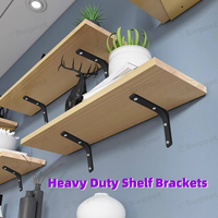 Support d'angle en acier inoxydable moderne en forme de L SSR 3-16 pouces - Durable et réglable pour une utilisation en cuisine et à l'hôtel