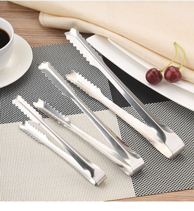 Stainless Steel Ice <strong>Tongs</strong> for Ice Bucket, Stainless Steel Ice <strong>Tongs</strong> with Teeth, Small <strong>Serving</strong> <strong>Tongs</strong> for Party Kitchen Restaurant - Product Image 4