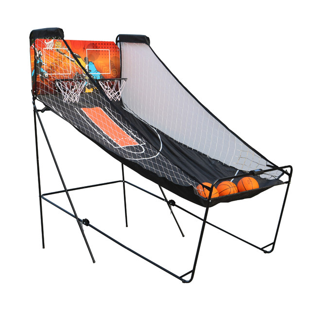 Automatic Scoring and Folding Electronic Basketball Shooting Machine Factory Wholesale Court Equipment for Adults and Children