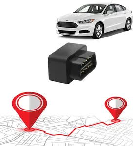 Mini Plug And Play Perangkat Pelacak GPS OBD, dengan Pemantauan Situs Web dan Aplikasi GRATIS untuk Mobil