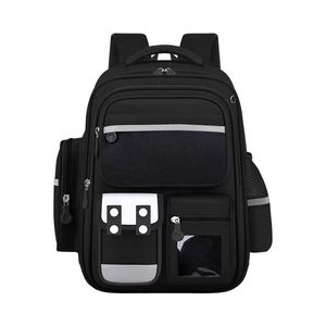 Sac à dos scolaire imperméable en tissu Oxford avec motif de dessin animé <span class=keywords><strong>Hokage</strong></span> Xingdai Nezha saveur cannelle pour élèves du primaire - Product Image 2