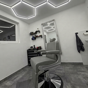 Height Adjustable 360 Swivel Vintage <b>Chair</b> With Heavy Duty Hydraulic <b>Recline</b> Barber <b>Chair</b> for <b>Grey</b> Antique Barber <b>Chair</b> Supplier - Product Image 1