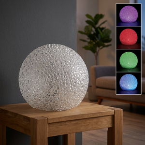 Galileo Color-Changing <b>LED</b> <b>Ball</b> 12 cm Plastic with Light-Up Feature Battery Powered Manual Control - Product Image 2