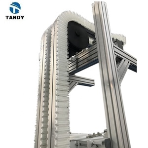 Bottiglia di serraggio verticale su misura dimensione del trasportatore che trasporta la macchina del caricatore a catena - Product Image 4