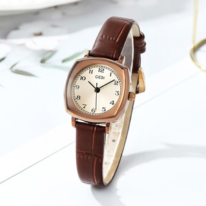 Reloj de cuarzo para estudiantes de moda minimalista coreano con esfera pequeña de estilo retro - Product Image 3