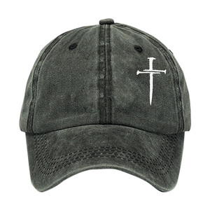 Women's Baseball Cap Gray Cotton Canvas Sun Protection Korean Style Trendy Soft Top - Product Image 2