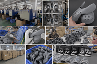 Embauchoirs ergonomiques en TPR/PE personnalisables avec logo, pour baskets, design incurvé, respirants et confortables, anti-plis