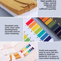 Papier test pH 1-14 pour la qualité de l'eau, utilisation en aquarium, tournesol rouge, tournesol bleu, un livre/5 livres, emballage fabriqué en Chine