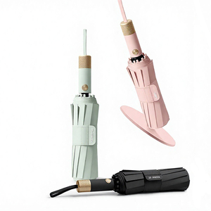 Paraguas Automático Doble Uso para Mujer, Protección Solar y Contra la Lluvia, Reforzado y con Protección UV para Estudiantes - Product Image 1