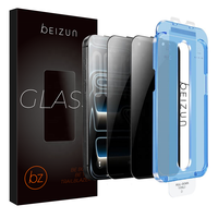 Protection d'écran en verre trempé anti-espion 28 degrés 0,33 mm avec alignement automatique et boîte de dépoussiérage pour iPhone 17 16 15 14 13 12 Pro Max