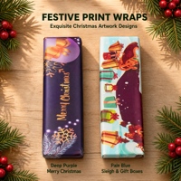 Jouet Squishy en forme de bâton de beurre à remontée lente, motif flocon de neige et traîneau de Noël, pour les prix de carnaval et les remplisseurs de sacs de fête
