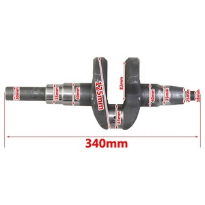 Fabrication chinoise 186 186F 186FA Pièces détachées pour moteur diesel <span class=keywords><strong>Vilebrequin</strong></span> pour <span class=keywords><strong>mini</strong></span> motoculteur - Product Image 2