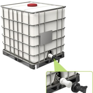 Raccord d'extension pour réservoir IBC S60 X 6, adaptateur anti-fuite en plastique pour conteneur de 40 pieds - Product Image 2
