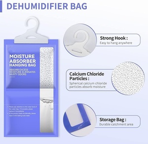 Lot <span class=keywords><strong>de</strong></span> 10 sacs déshumidificateurs ménagers absorbeurs d'<span class=keywords><strong>humidité</strong></span> non parfumés pour armoires chambres à coucher absorbeur d'<span class=keywords><strong>humidité</strong></span> suspendu pour salles <span class=keywords><strong>de</strong></span> <span class=keywords><strong>bain</strong></span> - Product Image 3