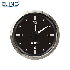 Kus Tự Động Đồng Hồ Biển Mét Đo Định Dạng 12 Giờ Với Đèn Nền Màu Đỏ 52Mm (2 ") 12V <span class=keywords><strong>24V</strong></span> Cho Xe Tải Xe Đua Tàu Van Phổ - Product Image 1