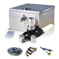 Kit Lumière Étoile de Piscine à Fibre Optique RGBW 80W DMX LED Kit Lumière Étoilée à Fibre Optique pour Piscine