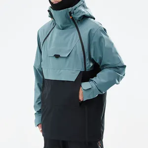 Ветровка с капюшоном и Анорак на заказ, лыжная куртка, теплая водонепроницаемая прочная куртка-пуловер для сноуборда