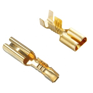 Dập các bộ phận nhà máy kinh nghiệm dập dây uốn thiết bị đầu cuối Brass thiết bị đầu cuối uốn nối - Product Image 1