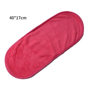 Tampons de démaquillage carrés roses réutilisables et écologiques personnalisés de marque privée 100% tissu de sac à linge lavable biologique - Product Image 6