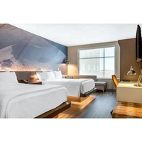 Vente directe d'usine Cambria Hotels Choice Ensembles de chambre à coucher élégants Meubles d'hôtel modernes Casegoods d'hôtel de haute qualité