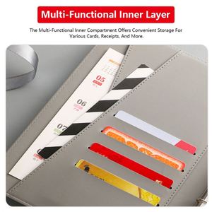 สมุดบันทึกอัจฉริยะพร้อมที่ชาร์จไร้สายแบบกำหนดเอง  สมุดบันทึกหนังพร้อมพาวเวอร์แบงค์  ไส้ในกระดาษเปลี่ยนได้ พร้อมดิสก์ USB  และตัวล็อค  เหมาะสำหรับเป็นของขวัญ - Product Image 4