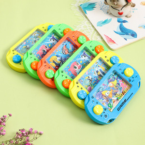 Máquina de juego de anillo de agua, juego de agua de lanzamiento de anillo de plástico portátil tradicional nostálgico clásico infantil - Product Image 2