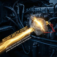 Interrupteur de coupure de batterie numérique à affichage latéral, marche/arrêt, 250A, étanche, pour courant continu 5-80V, vente en gros