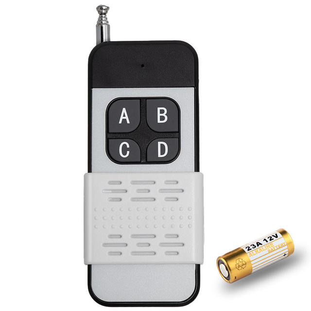 Universal 433/315MHz RF Wireless Remote Control Long Range for Light Gate Garage Door Motor