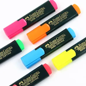 Grosir Pastel multiwarna Logo kustom alat tulis Highlighter Mini pena pembuat mewarnai 6 warna pena pembuat Highlighter