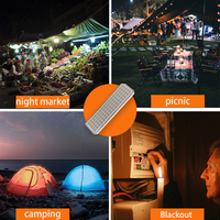 Lámparas de Camping, Lámpara de Camping Portátil Inflable para Exteriores, Lámpara Colgante con Gancho para Viajes, Linternas LED para Camping