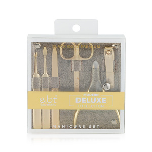 <span class=keywords><strong>Kit</strong></span> d'outils pour ongles avancés, pinces à cuticules dorées, pousse-cuticules, ciseaux à cuticules pour les artistes des ongles, manucure professionnelle - Product Image 1