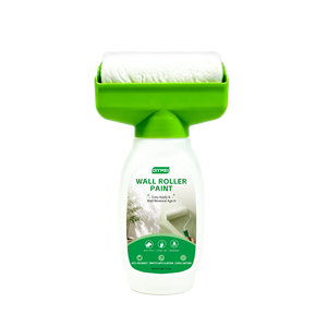 สีทาผนังแบบลูกกลิ้ง QYM 500 กรัม สีทาเฟอร์นิเจอร์ ใช้งานง่าย ล้างออกได้ เป็นมิตรกับสิ่งแวดล้อม สีขาวสำหรับตกแต่งภายใน ปรับปรุงผนังให้ใหม่ - Product Image 1