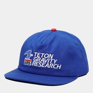 Casquette Snapback en Coton Bleu Non Structurée à 5 Panneaux avec Logo Personnalisé OEM, Broderie, Bord Plat, Couleur Contrastée, Mode - Product Image 2