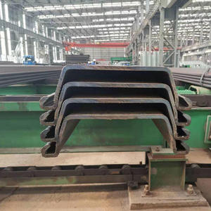 Palplanches en acier de type Z robustes, en forme de U, épaisses, à emboîtement, pour quai de sec et mur de soutènement permanent - Product Image 2