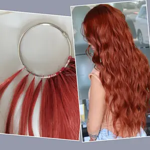 Salon Chất Lượng Trinh Nữ Remy Tóc Con Người Dậu Lông Đôi Rút Ra Vô Hình Lông Dòng Tóc Phần Mở Rộng