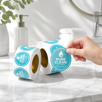 Étiquettes adhésives personnalisées en gros avec logo pour emballages de bouteilles de boissons et de jus, étiquettes de marque en vrac pour magasins