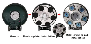 CFS Hot Selling 17 Zoll nass und trocken Staubfreie Vakuum polier marmorboden maschine Betonboden polier maschine - Product Image 6